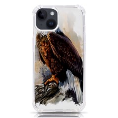 Eagle Art Eagle Watercolor Painting Bird Animal Iphone 14 Tpu Uv Print Case