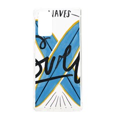 Wave Surfing Surfboard Surfing Samsung Galaxy Note 20 Tpu Uv Case by pakminggu