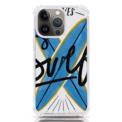 Wave Surfing Surfboard Surfing Iphone 13 Pro Tpu Uv Print Case