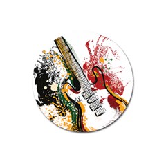 Electric Guitar Magnet 3  (round) by pakminggu