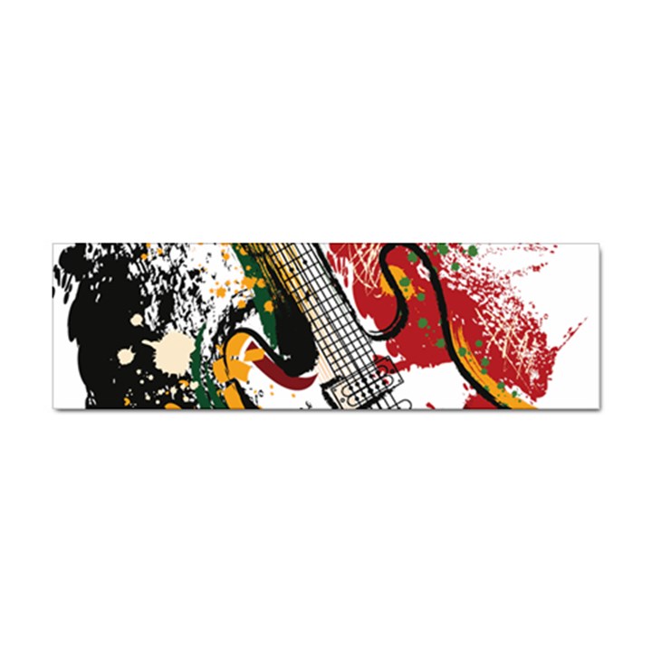 Electric Guitar Sticker Bumper (10 pack)