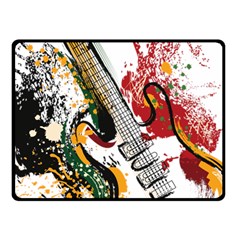 Electric Guitar Fleece Blanket (small) by pakminggu