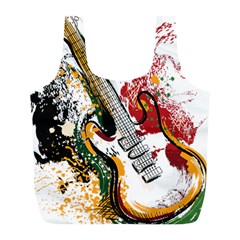 Electric Guitar Full Print Recycle Bag (l) by pakminggu