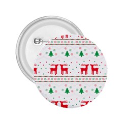 Red Green And Blue Christmas Themed Illustration 2 25  Buttons by pakminggu