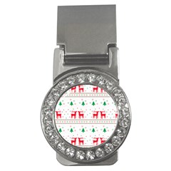 Red Green And Blue Christmas Themed Illustration Money Clips (cz)  by pakminggu