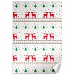 Red Green And Blue Christmas Themed Illustration Canvas 20  X 30  by pakminggu