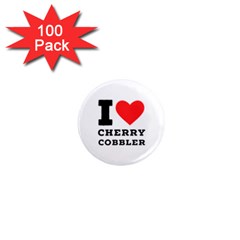 I Love Cherry Cobbler 1  Mini Magnets (100 Pack)  by ilovewhateva