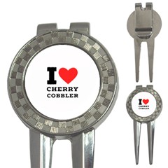 I Love Cherry Cobbler 3-in-1 Golf Divots by ilovewhateva