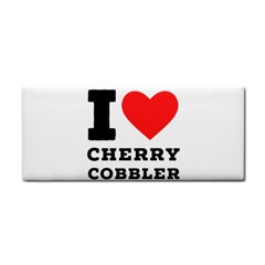 I Love Cherry Cobbler Hand Towel by ilovewhateva