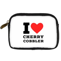 I Love Cherry Cobbler Digital Camera Leather Case by ilovewhateva