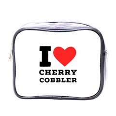 I Love Cherry Cobbler Mini Toiletries Bag (one Side) by ilovewhateva