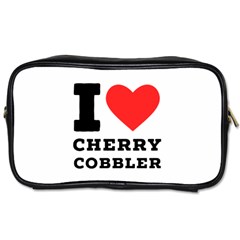 I Love Cherry Cobbler Toiletries Bag (one Side) by ilovewhateva