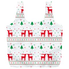 Red Green And Blue Christmas Themed Illustration Full Print Recycle Bag (xxxl) by pakminggu