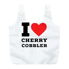 I Love Cherry Cobbler Full Print Recycle Bag (l) by ilovewhateva