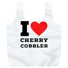 I Love Cherry Cobbler Full Print Recycle Bag (xl) by ilovewhateva