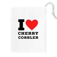 I Love Cherry Cobbler Drawstring Pouch (5xl) by ilovewhateva