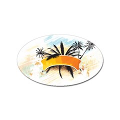 Hawaii Beach Summer Sticker (oval) by pakminggu