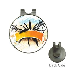 Hawaii Beach Summer Hat Clips With Golf Markers by pakminggu