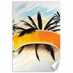 Hawaii Beach Summer Canvas 20  X 30  by pakminggu