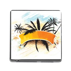 Hawaii Beach Summer Memory Card Reader (square 5 Slot) by pakminggu