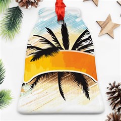 Hawaii Beach Summer Bell Ornament (two Sides) by pakminggu