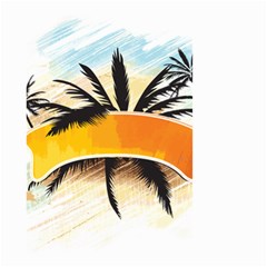 Hawaii Beach Summer Small Garden Flag (two Sides) by pakminggu