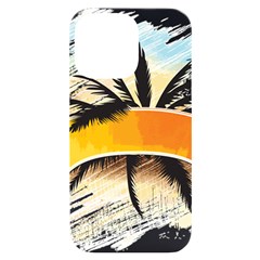 Hawaii Beach Summer Iphone 14 Pro Max Black Uv Print Case by pakminggu