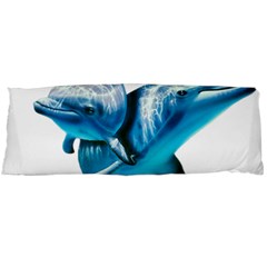 Two Dolphins Art Atlantic Dolphin Painting Animal Marine Mammal Body Pillow Case (dakimakura) by pakminggu