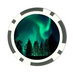 Aurora Northern Lights Phenomenon Atmosphere Sky Poker Chip Card Guard Back