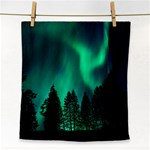 Aurora Northern Lights Phenomenon Atmosphere Sky Face Towel Front