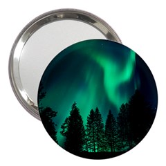 Aurora Northern Lights Phenomenon Atmosphere Sky 3  Handbag Mirrors by pakminggu