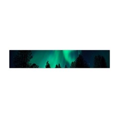 Aurora Northern Lights Phenomenon Atmosphere Sky Premium Plush Fleece Scarf (mini) by pakminggu