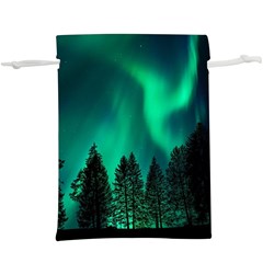 Aurora Northern Lights Phenomenon Atmosphere Sky Lightweight Drawstring Pouch (xl) by pakminggu