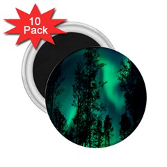 Aurora Northern Lights Celestial Magical Astronomy 2.25  Magnets (10 pack) 