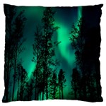 Aurora Northern Lights Celestial Magical Astronomy Standard Premium Plush Fleece Cushion Case (Two Sides) Front