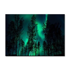 Aurora Northern Lights Celestial Magical Astronomy Crystal Sticker (A4)