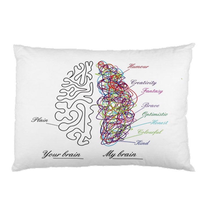 Neurodivergent Creative Smart Brain Pillow Case