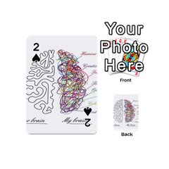 Neurodivergent Creative Smart Brain Playing Cards 54 Designs (mini) by pakminggu