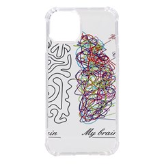 Neurodivergent Creative Smart Brain Iphone 14 Tpu Uv Print Case by pakminggu