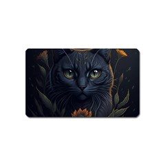 Art Cat Drawing Mammal Animal Feline Magnet (name Card) by pakminggu