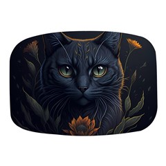 Art Cat Drawing Mammal Animal Feline Mini Square Pill Box by pakminggu