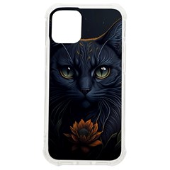 Art Cat Drawing Mammal Animal Feline Iphone 12 Mini Tpu Uv Print Case	 by pakminggu