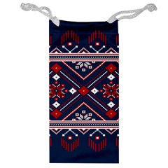 Ukrainian Folk Seamless Pattern Ornament Jewelry Bag by pakminggu