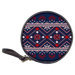 Ukrainian Folk Seamless Pattern Ornament Classic 20-cd Wallets by pakminggu