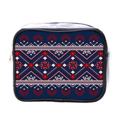 Ukrainian Folk Seamless Pattern Ornament Mini Toiletries Bag (one Side) by pakminggu