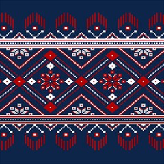 Ukrainian Folk Seamless Pattern Ornament Play Mat (square) by pakminggu