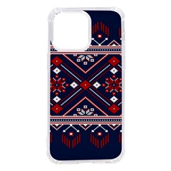 Ukrainian Folk Seamless Pattern Ornament Iphone 14 Pro Max Tpu Uv Print Case by pakminggu