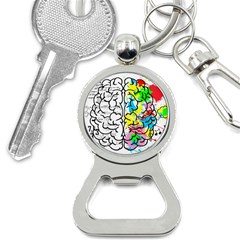 Brain Left Logic Language Science Bottle Opener Key Chain by pakminggu