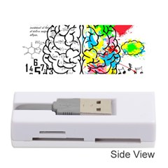 Brain Left Logic Language Science Memory Card Reader (stick) by pakminggu