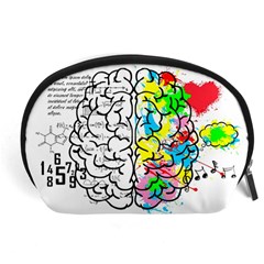 Brain Left Logic Language Science Accessory Pouch (large) by pakminggu